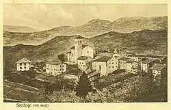 Postcard depicting Sredenje, 1915