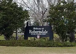 Welcome sign