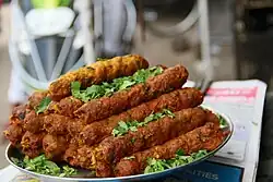 Image 14Ready to eat Kebab on the roadside food joints, in Shivajinagar. (from Culture of Bengaluru)