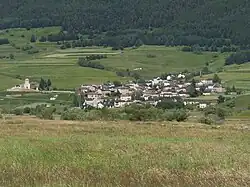 View of Réal from the Formiguères road