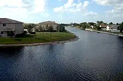 Rear Canal waterway in Tamarac