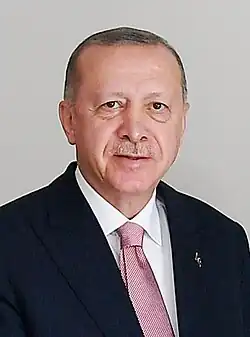 President of the Republic of Türkiye Recep Tayyip Erdoğan