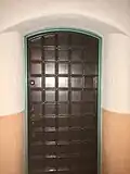 Recessed door at the Andalusia