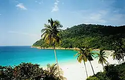 Image 104A beach on Redang Island in the South China Sea. (from Geography of Malaysia)