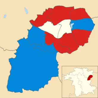 2023 results map