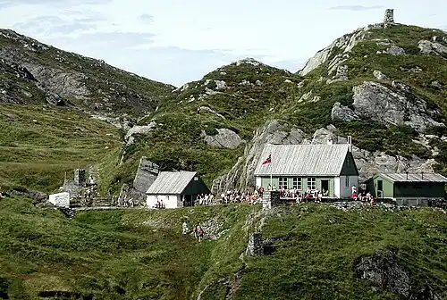 Redningshytten at Gullfjellet.