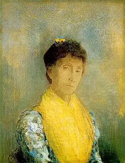 The Yellow Scarf, Odilon Redon