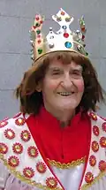 King Momo Waldemar five years before his death. (2008)
