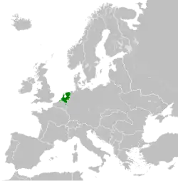 Reichskommissariat Niederlande in 1942