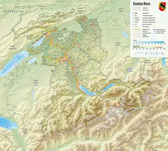 Lake Wohlen Wohlensee is located in Canton of Bern