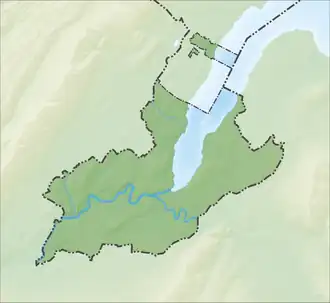 Lake Geneva is located in Canton of Geneva