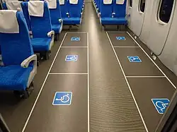 Wheelchair spaces