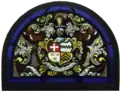 Stained glass installed in the Manor House of Rensselaerswyck by Jan Baptist van Rensselaer