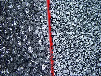 Reticulated foam