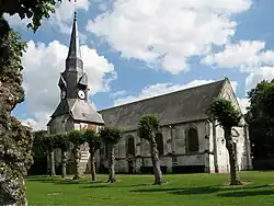 The church in Revelles