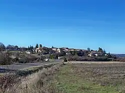 A general view of the village of Revest-du-Bion