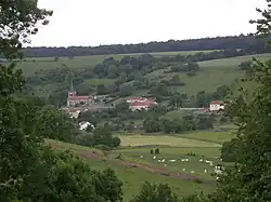 A general view of Réville-aux-Bois