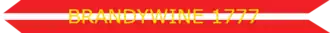 Revolutionary War Army Battle Streamer Brandywine 1777