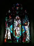 East window of St Michael and All Angels Church, Marden, representing Christ in Majesty (1962)