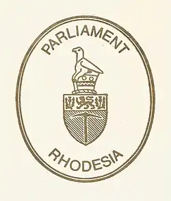 Logo used by the Parliament of Rhodesia