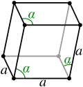 Rhombohedral crystal structure for boron