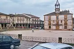 Main square and town hall of Riaza