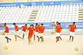 With Oman national beach soccer team