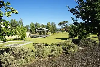 Richard Day Reserve, facing south-east from York Terrace
