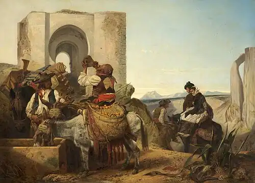 Ronda, Spanish Travellers by Richard Ansdell