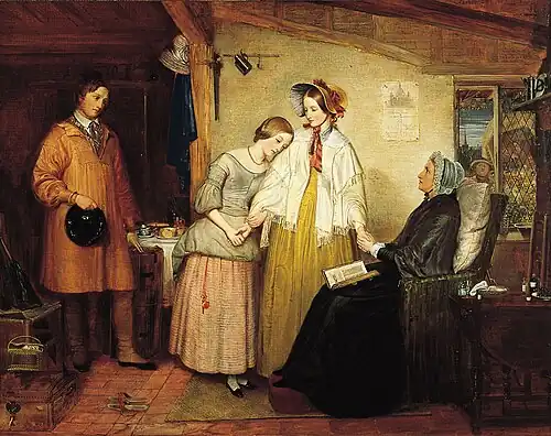 Going into Service, 1843