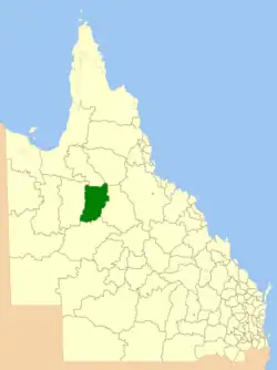 Location within Queensland