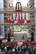 Topping out ceremony on August 15, 2013