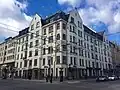 Building by Aleksandrs Vanags on Krišjāņa Barona iela 37, Riga