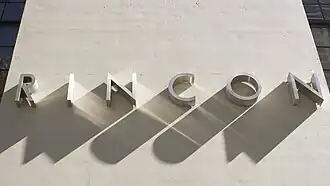 Detail of sign