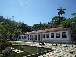 Visitor center of the Rio de Janeiro Botanical Garden, Brazil.