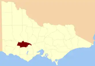 Location in Victoria