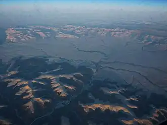 Bendeleben Mountains (in the background) seen from the south