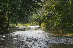 Pandasan River as viewed from Pandasan village
