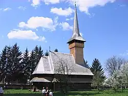 Saint Nicholas' wooden church in Bogdan Vodă