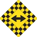 Road ends ahead.
