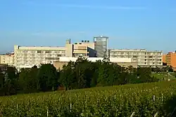 Image of the exterior of the Robert Bosch Hospital.