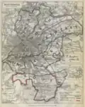 Manchester - Divisions of extended borough