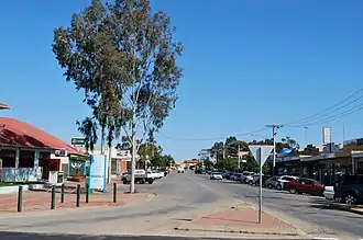 Perrin Street, the main street of Robinvale, 2009