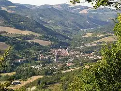 View of Rocca San Casciano