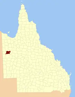 Location within Queensland