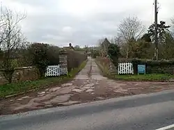 Photo of a gated wall