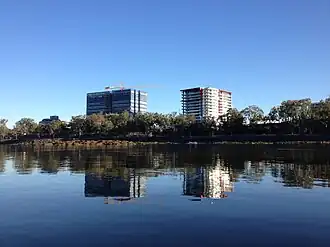Empire Apartments (Left), The Edge Apartments (Right)