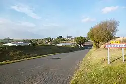 The road into Rocquencourt