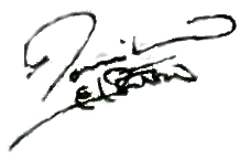 A signature penned in black ink