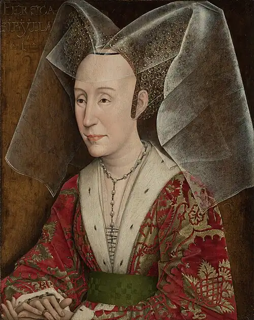 Circle of Rogier van der Weyden Portrait of Isabella of Portugal, 1450